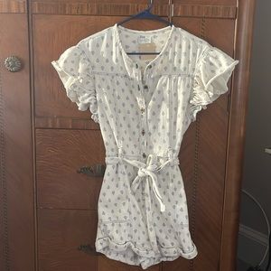 Saylor Lydia Denim Romper